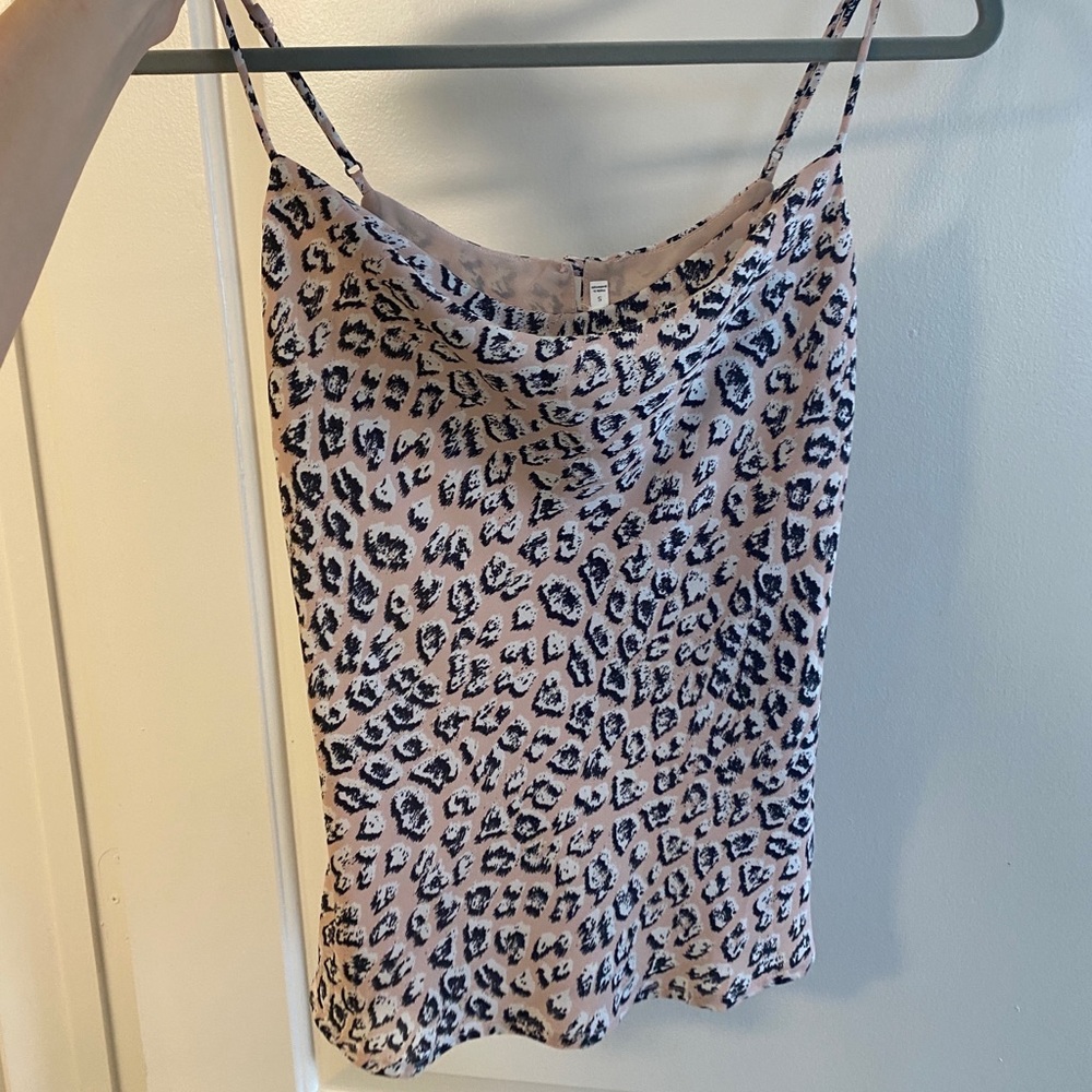 ASTR pink leopard top